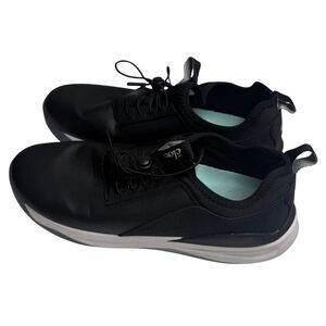 Clove Unisex Fluid Resistant Lace Up‎ Nursing Sneaker Shoes Black Size W12 M10.5